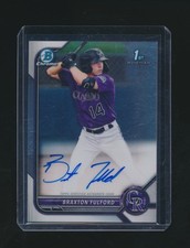 BRAXTON FULFORD 2022 BOWMAN CHROME 1ST RC AUTO #CPA-BF