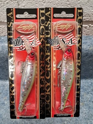 2 LUCKY CRAFT Pointer 100 OGs 5/8oz  100mm Luckycraft Suspending Jerkbait Rare!