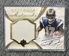 Upper Deck 2008 Ultimate Rookie Signature Materials Donnie Avery #206/375 RC Au…