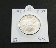 BRD 5 DM 1952  Stempelglanz , Silber ~ Germanische Museum
