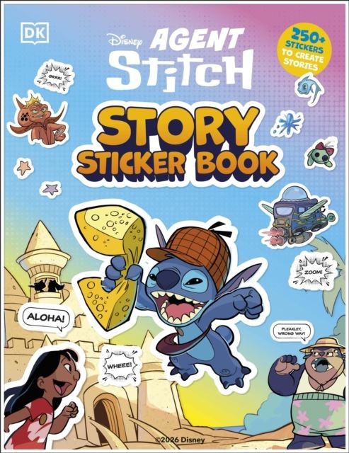 Disney Stitch Story Sticker Book by DK Paperback