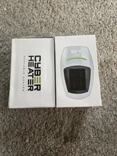 Cyber Heater Black/White Portable Small Room Heater With Remote