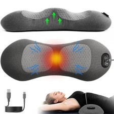 Electric Lumbar Support Pillow 3 In 1 Smooth Spine Triple Fusion Back Massager