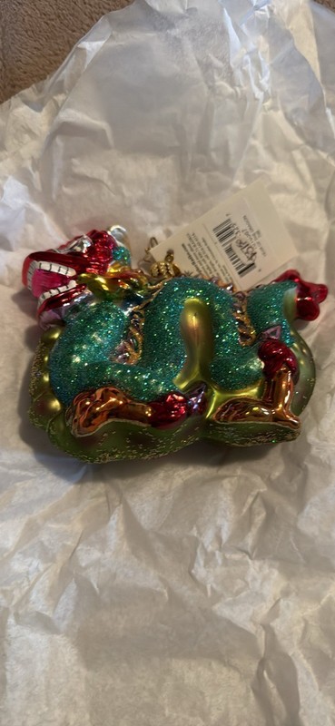 Christopher Radko Year of The Dragon 2002 Ornament New In Box with Tag Retired