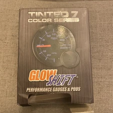 GlowShift 52mm Tinted 7 Color LED Adjustable Boost Gauge GS-T701 15