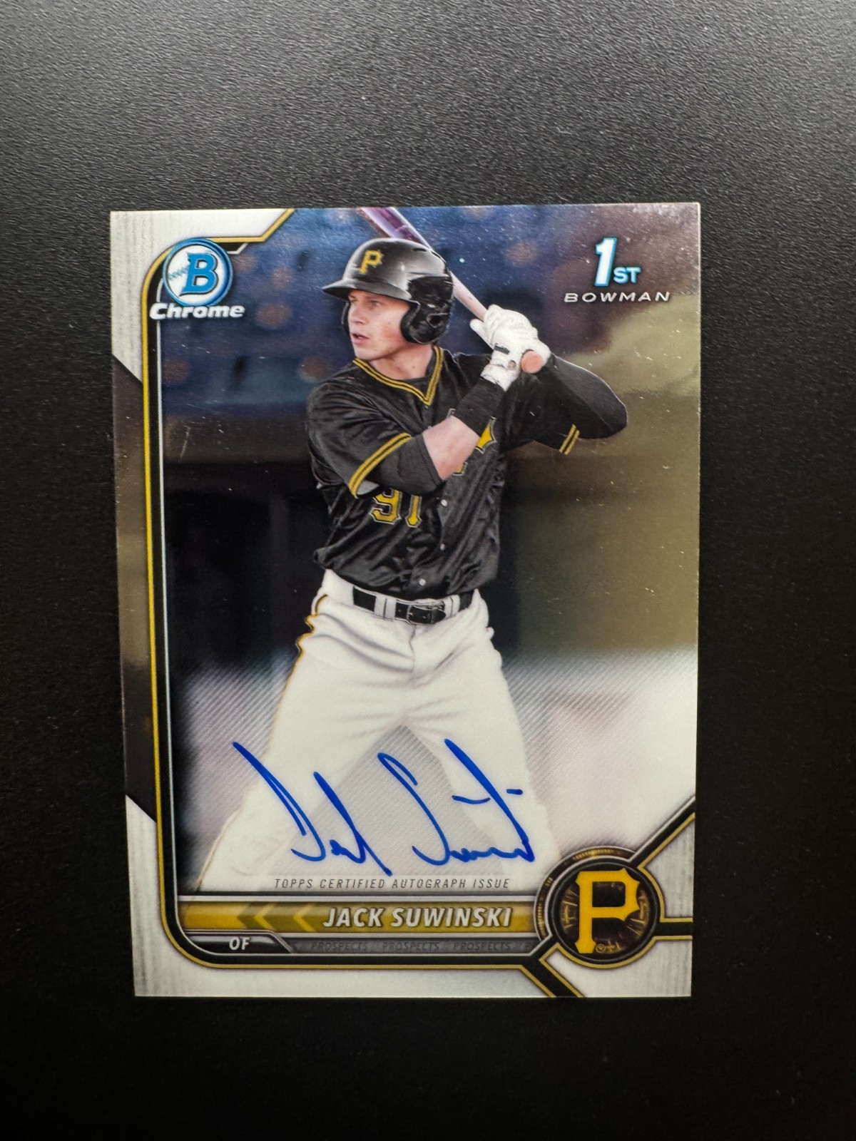 Jack Suwinski 1st Auto 2022 Bowman Chrome Auto #CPA-JS