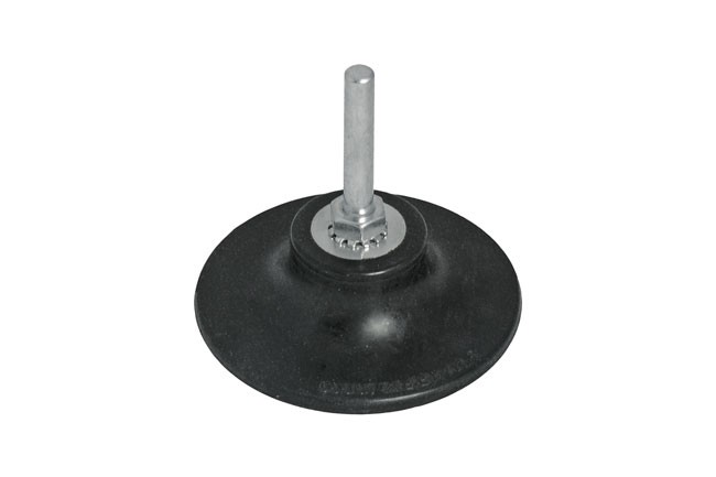 CONNECT 32111 Abracs Quick Lock Backing Pad 75mm Diameter 6mm x 35mm Spindle