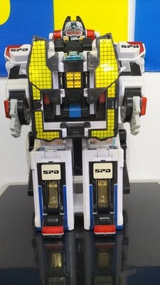 Bandai Power Rangers Tokusou Sentai Dekaranger DX Deka Base Robo gebraucht