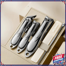 Nail Clipper Set Sharp Stainless Steel Clippers Grooming Tool for Men Women Set