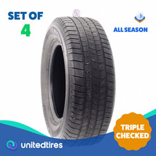 Set Of 4 Used 26565r17 Michelin X Lt As 112t - 6.5-8.532