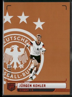 Jürgen Kohler Panini DFB International INT Adler orange /99 #16
