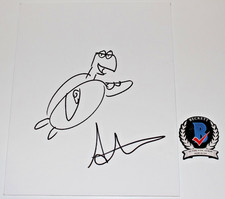 DIRECTOR ANDREW STANTON SIGNED FINDING NEMO CRUSH 11x14 SKETCH BECKETT COA PROOF