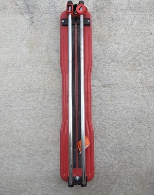 Rubi Practic 61 Plus-24'' Tile Cutter with Tungsten Carbide Blade & Roller Guide