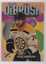 2023-24 Skybox Metal Universe Z-Force Super Rave 6/50 Jake DeBrusk #5 0bn4