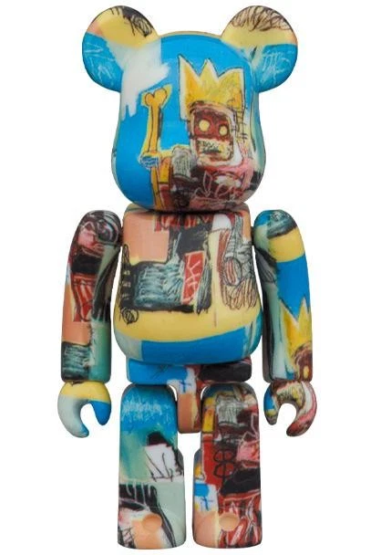 BE@RBRICK JEAN-MICHEL BASQUIAT #6 100% 400% BEARBRICK MEDICOM JUGUETE jp Foto 2 de 4