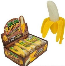FUNDA DE 12 Banana Squishy Suave Alivio del Estrés Aprimir Fruta Mordaza Broma Juguete Novedad