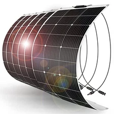 DOKIO Flexible Solar Panel 6x100w(600w) Semi-Flexible Bendab