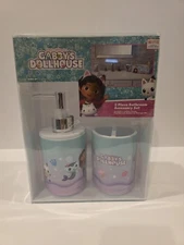 Dreamworks Gabby's Dollhouse 3 Piece Bathroom Accessory Kit Sealed