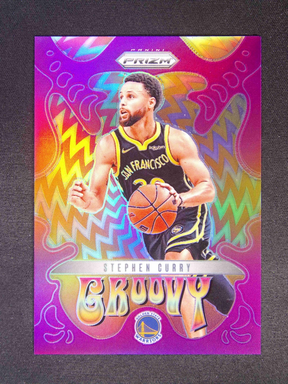 2024-25 Panini Prizm Stephen Curry #14 Groovy Case Hit SSP