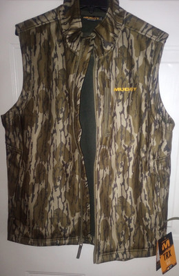 NWT Muddy Trx Softshell Vest Mossy Oak Bottomland- L