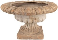Clayre & Eef 5MG0089 Dekoration Blumentopf Braun Beige 61X35 Cm