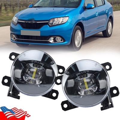 High Bright LED Front Bumper Fog Light Driving Lamp For Lada Vesta Renault Logan