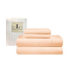 Twin XL Size Bed Sheets - Softest 100 Cotton 4PC Sheet Set,Sateen Bedding -50...