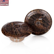 Dual 6.5 Inch Waterproof Marine Speakers Full Range Stereo Sound 150W Pair New