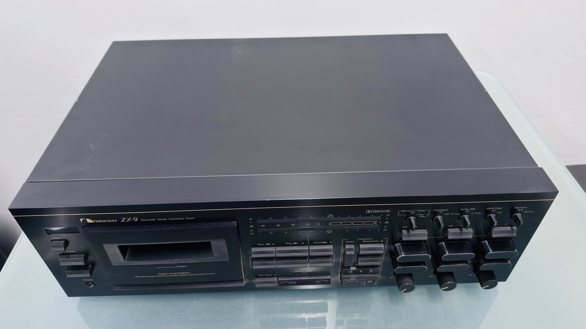 Nakamichi ZX-9 Discrete 3 Head Flagship Cassette Deck with Bias