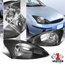 Black Housing Clear Reflector Oe Style Headlight Lamps Set For 03-04 Ford Focus Black Housing Clear Reflector Oe Style Headlight Lamps Set For 03-04 Ford Focus