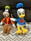 LOT 2 NEW with TAGS DISNEY JUNIOR DONALD & GOOFY 11" PLUSH CLUBHOUSE & ROADSTER — photo 1