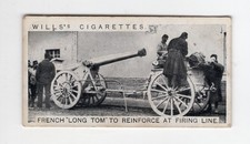 Wills Australia WW1 card #50 French ?Long Tom? 75mm guns