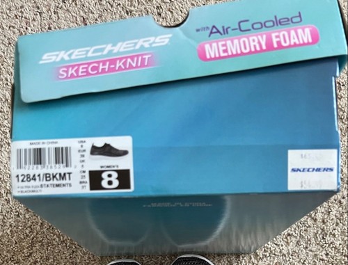 Skechers Women’s Ultra Flex Statement Size US 8 Black Running Shoes Sneakers - Picture 5 of 5