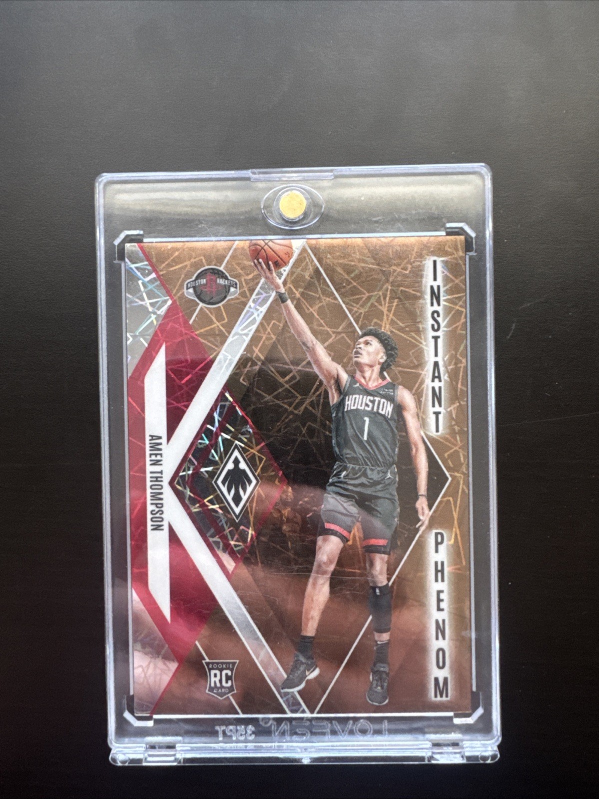 2023-24 Panini Phoenix - Instant Phenom Amen Thompson #22 Bronze Lazer /49 (RC)