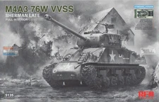 RFMRM5135 1:35 Rye Field Model M4A3(76)W VVSS Sherman Late with Full Interior