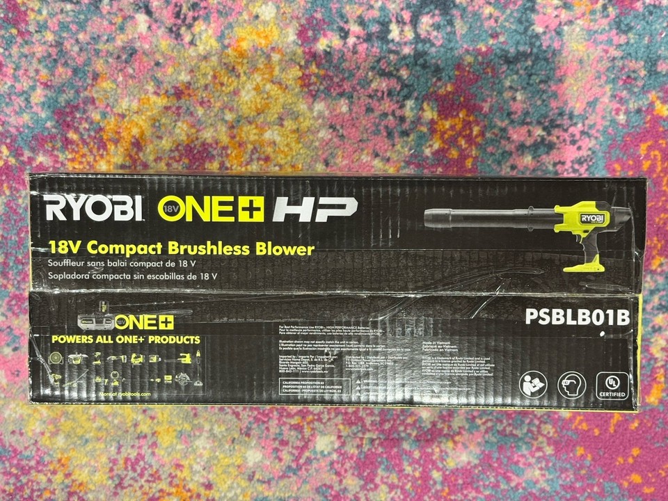 RYOBI 18V ONE+ HP Brushless Cordless 220 CFM 140 MPH Compact Blower Kit with 4.0 Ah Batter... | The Home Depot Canada RYOBI 18V ONE+ HP Brushless Cordless 220 CFM 140 MPH Compact Blower Kit with 4.0 Ah Batter... | The Home Depot Canada