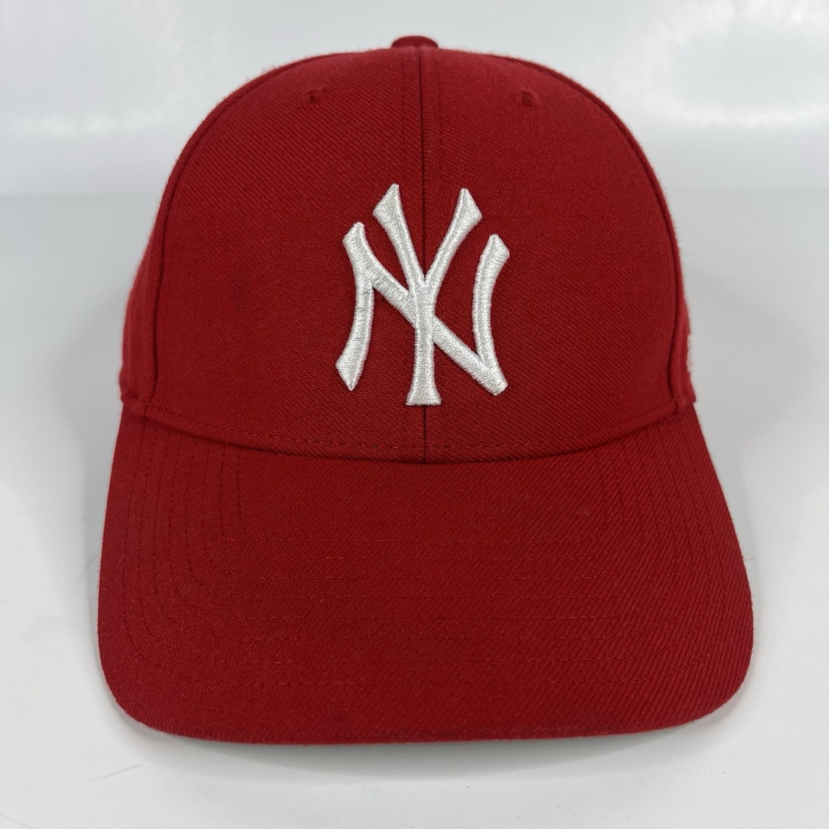 New York Yankees Hat Cap Strapback Red MLB Baseball '47 Brand Mens