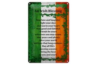 Blechschild Spruch 20X30 Cm An Irish Blessing Deko Schild