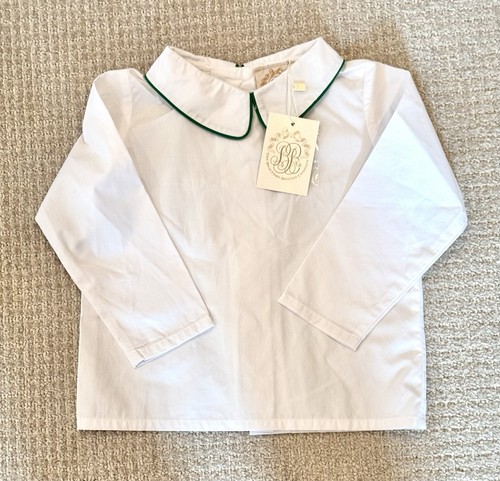 TBBC The Beaufort Bonnet Company Toddler White Peter Pan Collared Shirt 4T - Picture 3 of 8