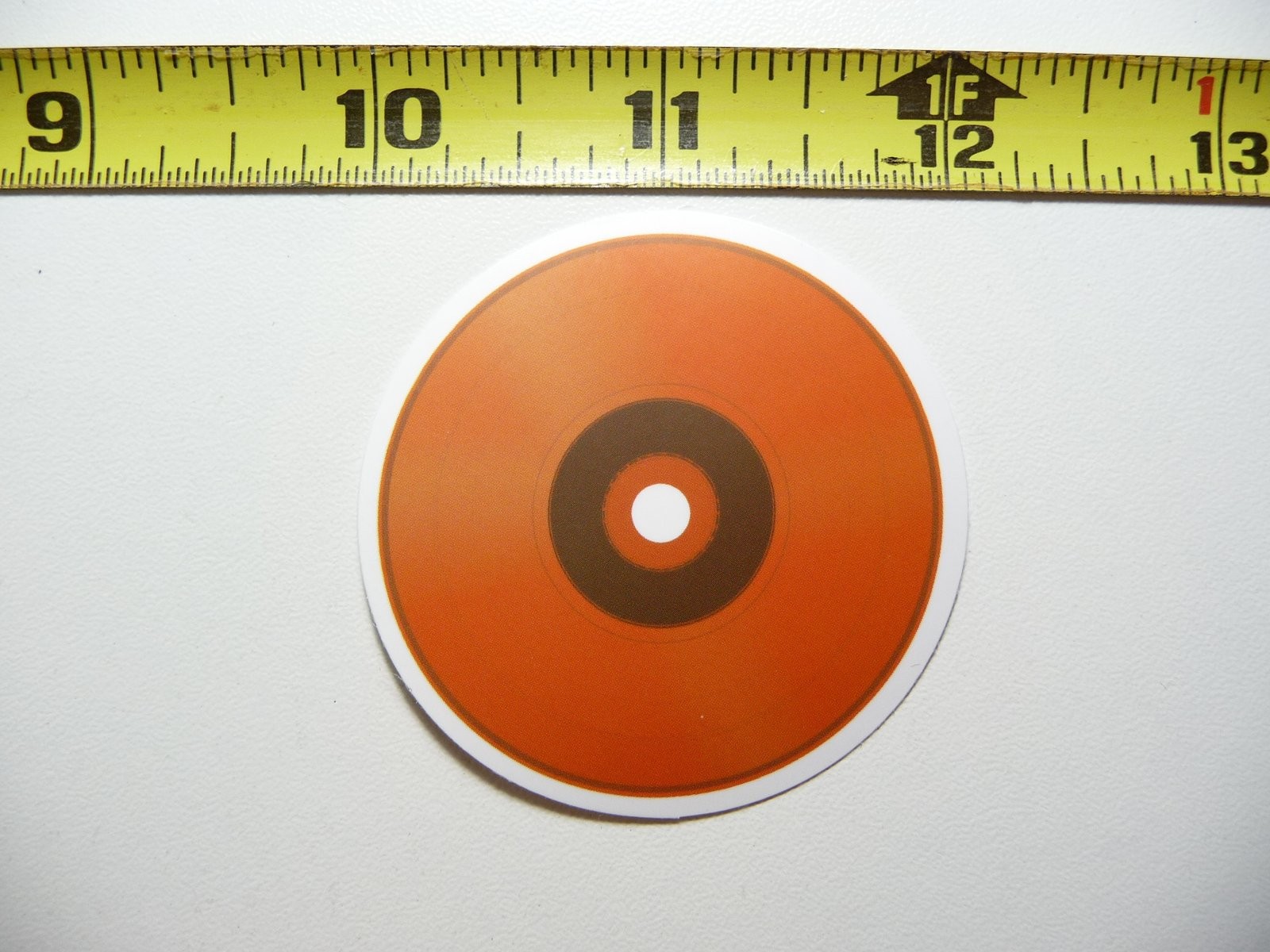 Vinyl Record Style Sticker Decal for DJs and Music Lovers