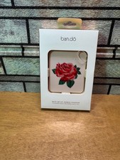 Ban.do Back Me Up Charger iPhone 5 6 w Red Rose, Free Daily Insured Shipping