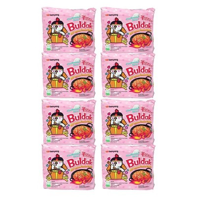 Samyang Hot Chicken Buldak Samyang Ramen CARBONARA Geschmack 8x650g(=40x130g)