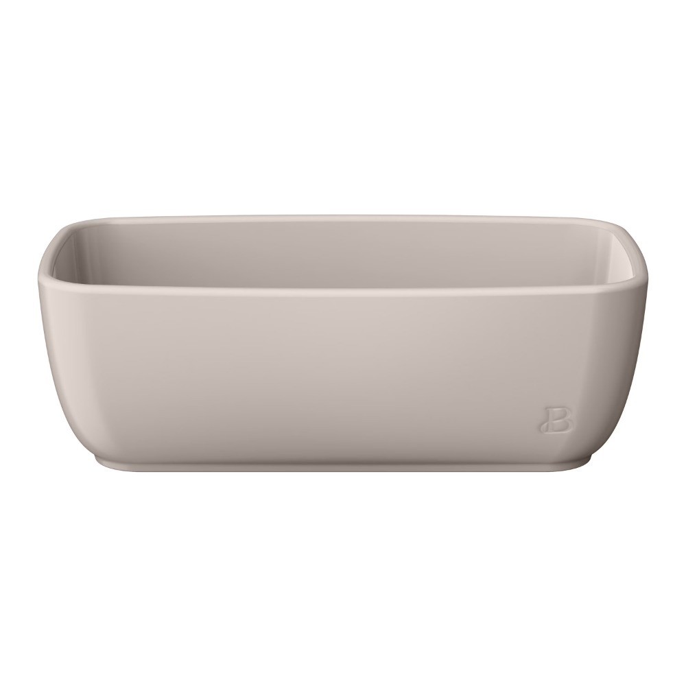 Stoneware Loaf Pan 8.75 x 4.75 Inches Porcini Taupe Loaf Pan for Baking