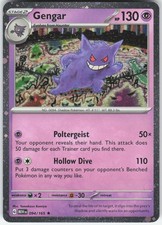 Gengar (Cosmos Holo) 094/165 Holo Rare Carte e Prodotti Vari Pokemon NM