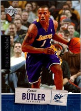 Caron Butler 41 Upper Deck Rookie Debut LP Sports Card. rookie card picture