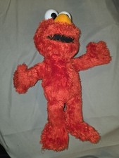 Sesame Street 2016 Hasbro TICKLE ME ELMO 14 Works Great Giggles Talks Vibrates