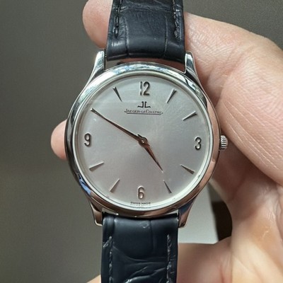 Jaeger-LeCoultre Master Ultra Thin 34mm Sapphire Caseback 145.8.79.S - Rare!