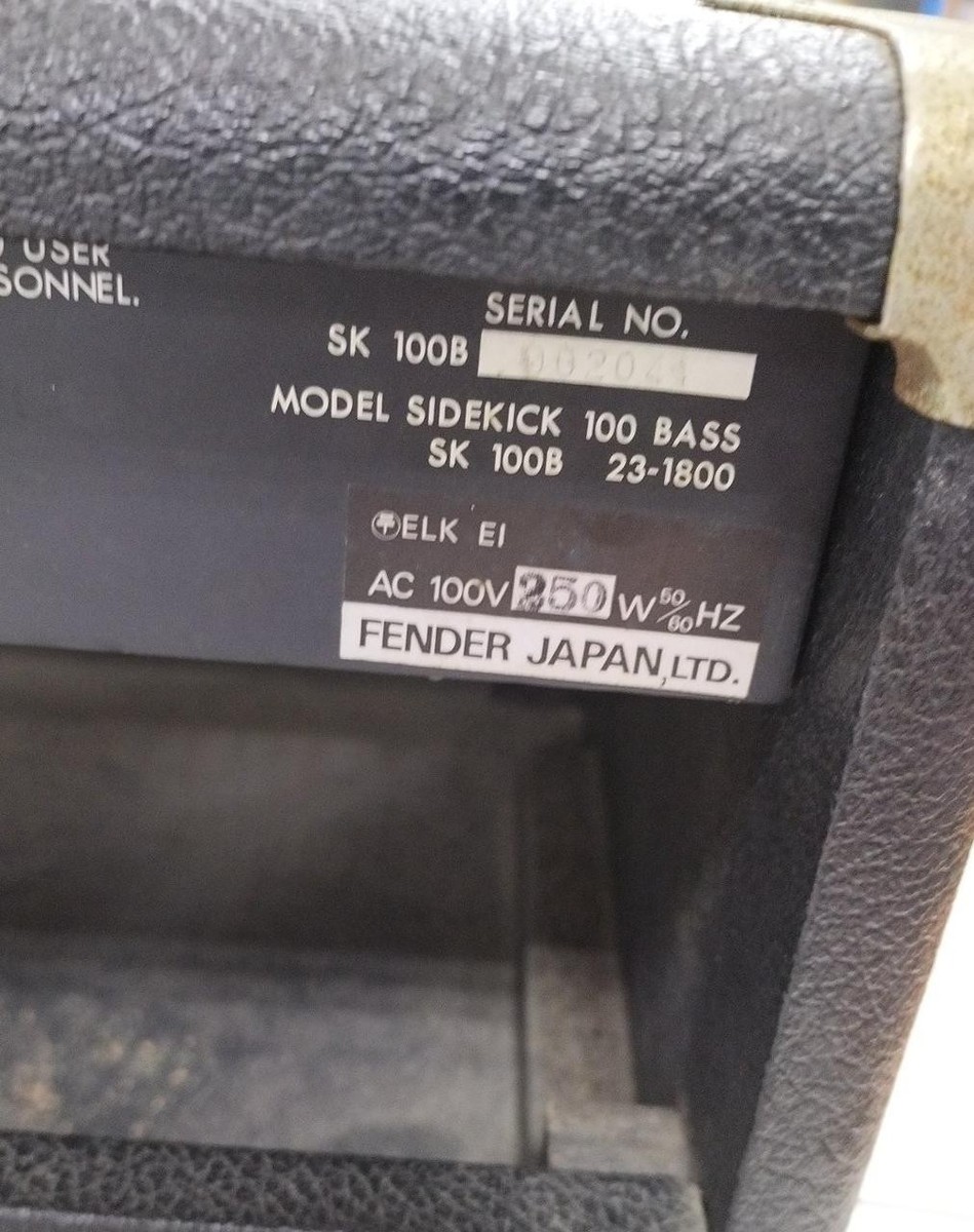 FENDER SK-100B bass amp head | eBay