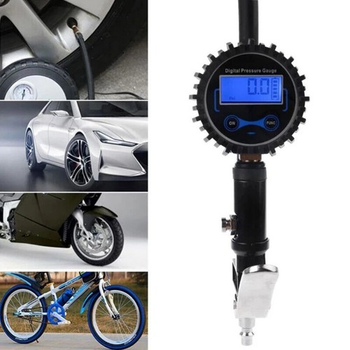 Medidor digital de presión de neumáticos calibrado comprobador de presión de aire llenador de neumáticos manómetro coche - Imagen 4 de 14