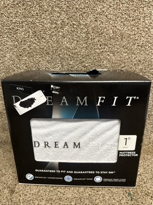NEW Dream Fit Advantage King Mattres Protector 1  Degree Basic Terry